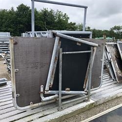 Brukte grinder med tre-/plastplate B6-3 lengde: 0,91 - 1,86 m